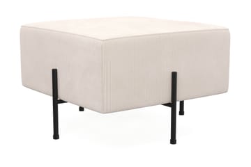 Sittpuff Menard Compact 60 cm Kvadratisk - Beige - Möbler - Fåtölj & stolar - Pall & puff - Sittpuff