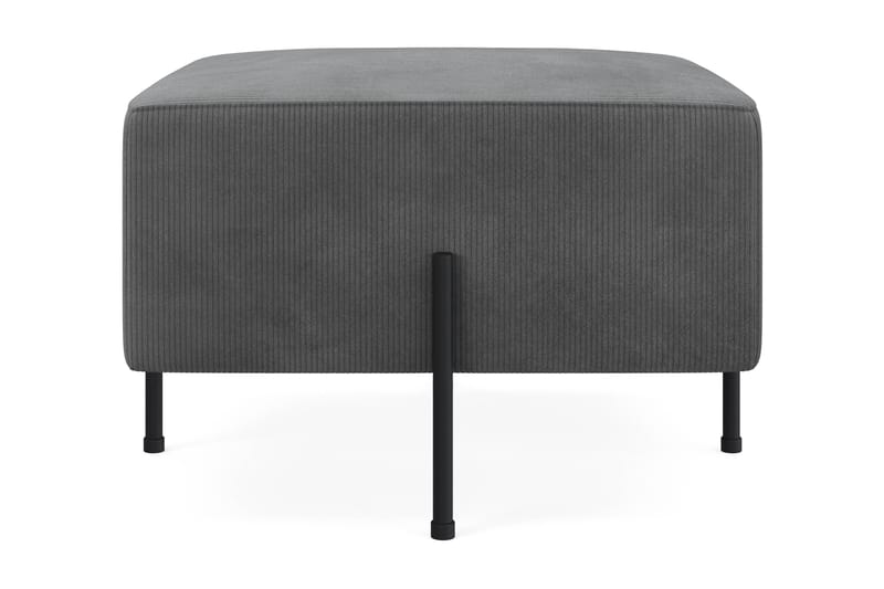 Sittpuff Menard Compact 60 cm Kvadratisk - Grå - Möbler - Fåtölj & stolar - Pall & puff - Sittpuff