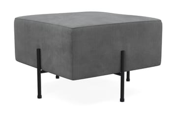 Sittpuff Menard Compact 60 cm Kvadratisk - Grå - Möbler - Fåtölj & stolar - Pall & puff - Sittpuff