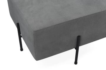 Sittpuff Menard Compact 60 cm Kvadratisk - Grå - Möbler - Fåtölj & stolar - Pall & puff - Sittpuff