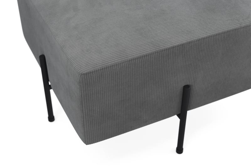 Sittpuff Menard Compact 60 cm Kvadratisk - Grå - Möbler - Fåtölj & stolar - Pall & puff - Sittpuff