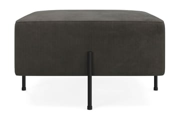 Sittpuff Menard Compact 70 cm Kvadratisk - Mörkgrå - Möbler - Fåtölj & stolar - Pall & puff - Sittpuff