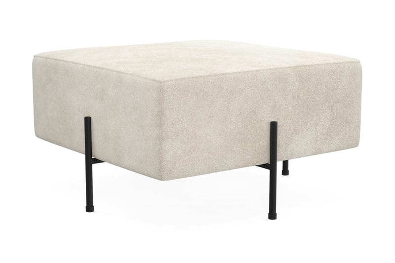 Sittpuff Menard Compact 70 cm Kvadratisk - Vit - Möbler - Fåtölj & stolar - Pall & puff - Sittpuff