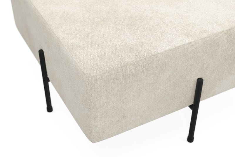 Sittpuff Menard Compact 70 cm Kvadratisk - Vit - Möbler - Fåtölj & stolar - Pall & puff - Sittpuff