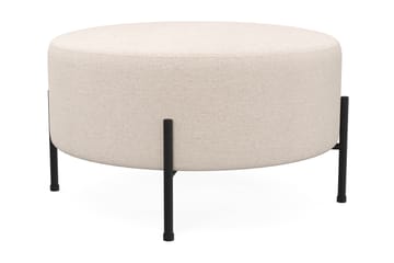 Sittpuff Menard Compact Rund 70 cm - Beige - Möbler - Fåtölj & stolar - Pall & puff - Sittpuff