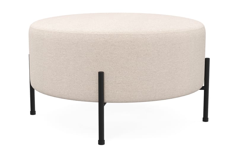 Sittpuff Menard Compact Rund 70 cm - Beige - Möbler - Fåtölj & stolar - Pall & puff - Sittpuff
