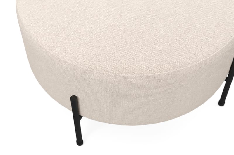 Sittpuff Menard Compact Rund 70 cm - Beige - Möbler - Fåtölj & stolar - Pall & puff - Sittpuff