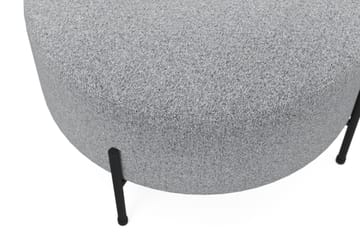 Sittpuff Menard Compact Rund 70 cm - Grå - Möbler - Fåtölj & stolar - Pall & puff - Sittpuff