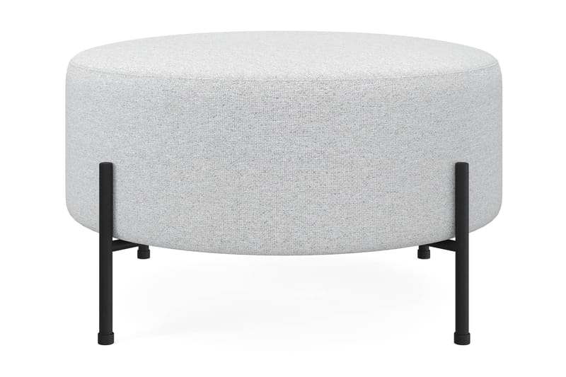 Sittpuff Menard Compact Rund 70 cm - Ljusgrå - Möbler - Fåtölj & stolar - Pall & puff - Sittpuff