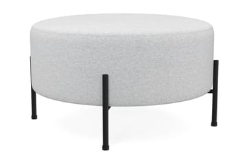 Sittpuff Menard Compact Rund 70 cm - Ljusgrå - Möbler - Fåtölj & stolar - Pall & puff - Sittpuff