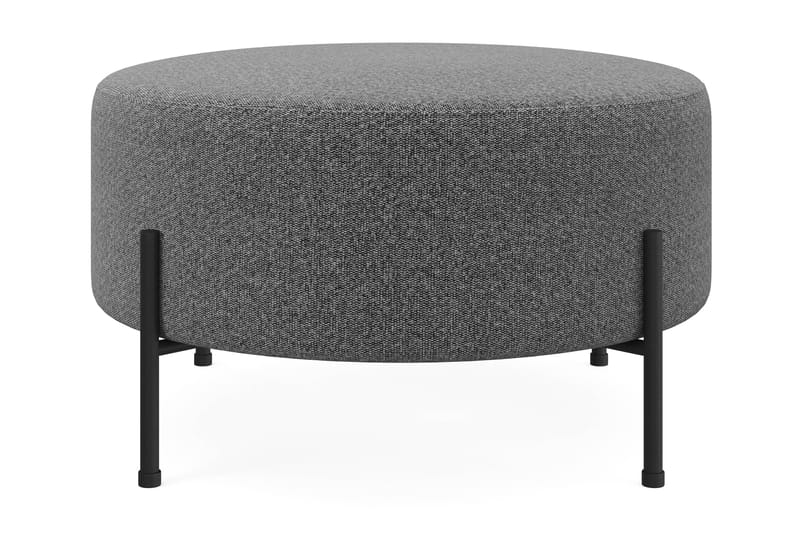 Sittpuff Menard Compact Rund 70 cm - Mörkgrå - Möbler - Fåtölj & stolar - Pall & puff - Sittpuff