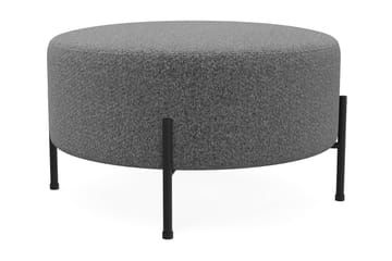 Sittpuff Menard Compact Rund 70 cm - Mörkgrå - Möbler - Fåtölj & stolar - Pall & puff - Sittpuff