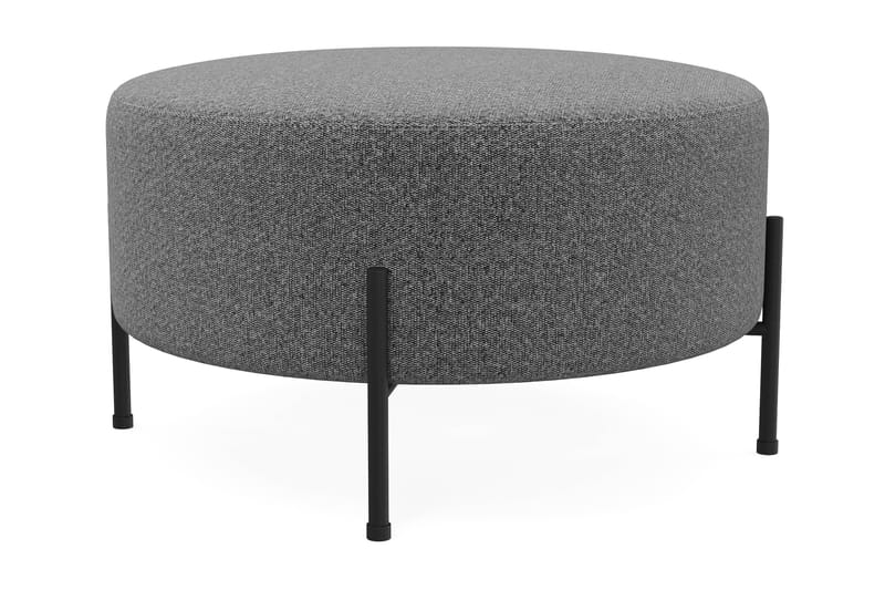 Sittpuff Menard Compact Rund 70 cm - Mörkgrå - Möbler - Fåtölj & stolar - Pall & puff - Sittpuff