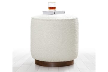 Sittpuff Monterey 42 cm - Vit - Möbler - Fåtölj & stolar - Pall & puff - Sittpuff