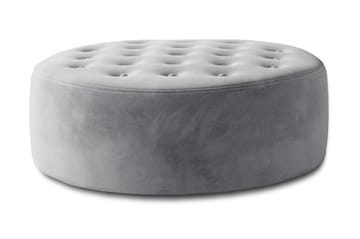 Sittpuff Montona Rund - Grå - Möbler - Fåt�ölj & stolar - Pall & puff - Sittpuff