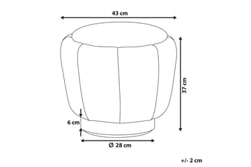 Sittpuff Moraski - Grön - Möbler - Fåtölj & stolar - Pall & puff - Sittpuff