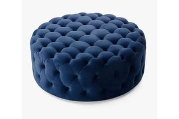 Sittpuff Munder 70 cm - Mörkblå - Möbler - Fåtölj & stolar - Pall & puff - Sittpuff