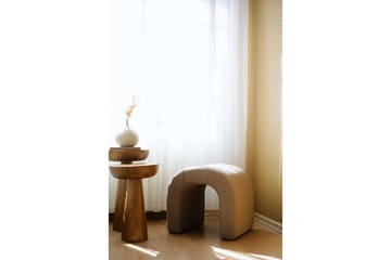 Sittpuff Nagar 51 cm - Brun - Möbler - Fåtölj & stolar - Pall & puff - Sittpuff