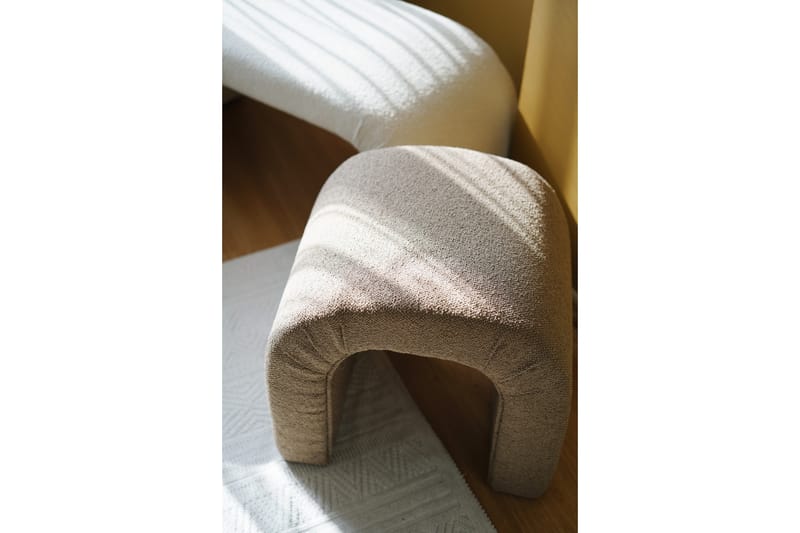 Sittpuff Nagar 51 cm - Brun - Möbler - Fåtölj & stolar - Pall & puff - Sittpuff