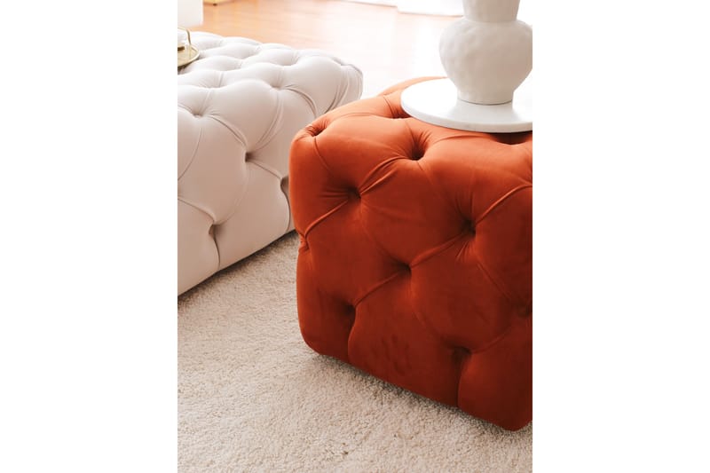 Sittpuff Naman 48 cm - Brun - Möbler - Fåtölj & stolar - Pall & puff - Sittpuff