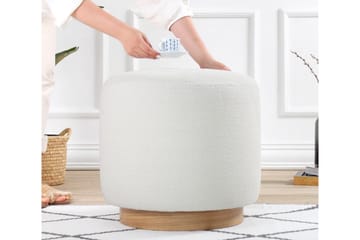 Sittpuff Namra 45 cm - Cream - Möbler - Fåtölj & stolar - Pall & puff - Sittpuff