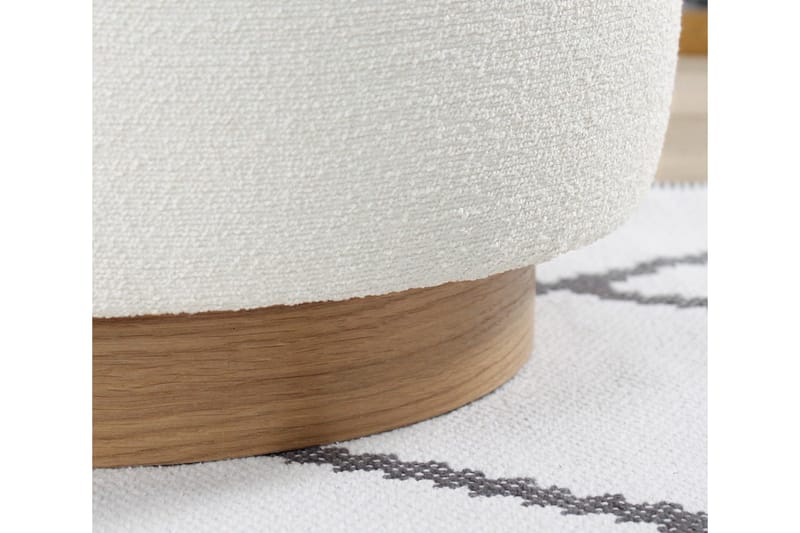 Sittpuff Namra 45 cm - Cream - Möbler - Fåtölj & stolar - Pall & puff - Sittpuff