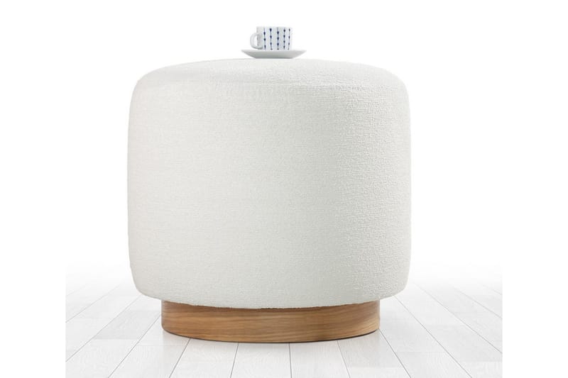 Sittpuff Namra 45 cm - Cream - Möbler - Fåtölj & stolar - Pall & puff - Sittpuff