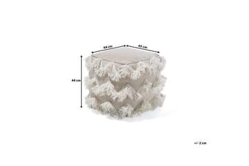 Sittpuff Nashik 45 cm - Beige - Möbler - Fåtölj & stolar - Pall & puff - Sittpuff