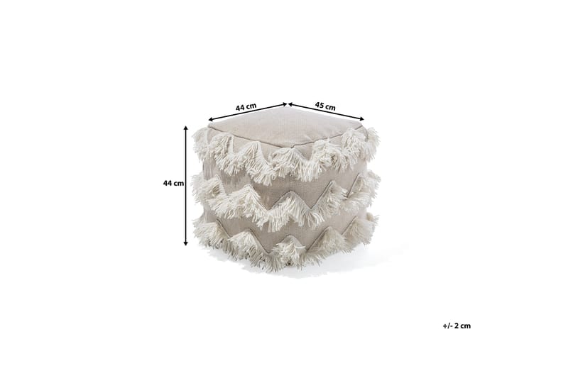 Sittpuff Nashik 45 cm - Beige - Möbler - Fåtölj & stolar - Pall & puff - Sittpuff