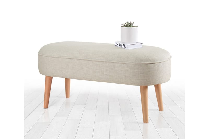Sittpuff Neosho 100 cm - Beige - Möbler - Fåtölj & stolar - Pall & puff - Sittpuff