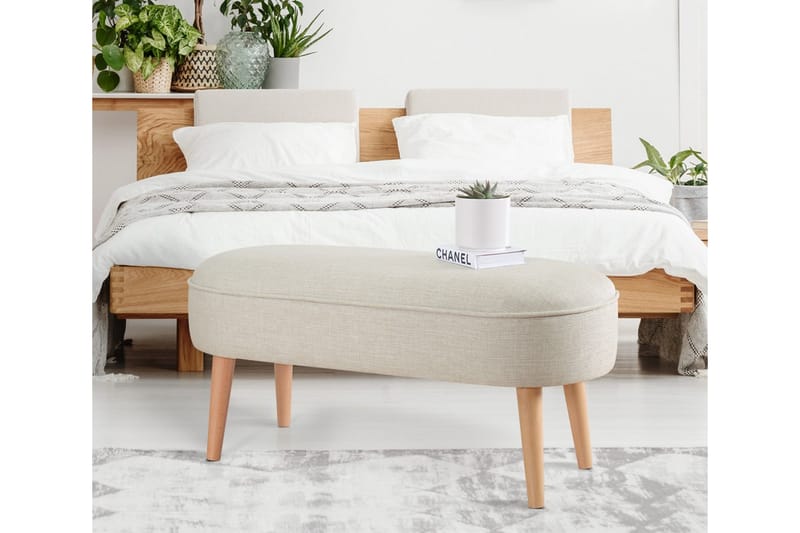 Sittpuff Neosho 100 cm - Beige - Möbler - Fåtölj & stolar - Pall & puff - Sittpuff