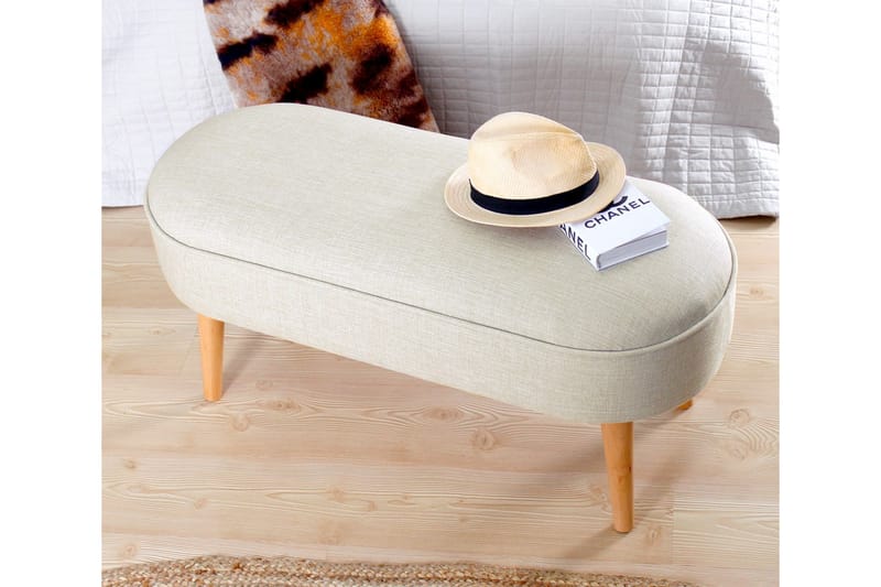 Sittpuff Neosho 100 cm - Beige - Möbler - Fåtölj & stolar - Pall & puff - Sittpuff