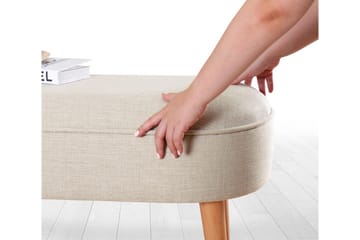 Sittpuff Neosho 100 cm - Beige - Möbler - Fåtölj & stolar - Pall & puff - Sittpuff