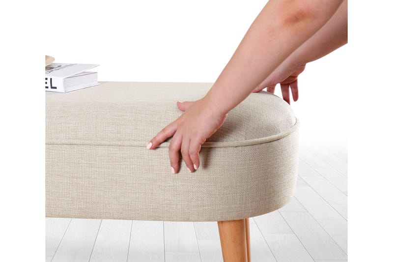 Sittpuff Neosho 100 cm - Beige - Möbler - Fåtölj & stolar - Pall & puff - Sittpuff