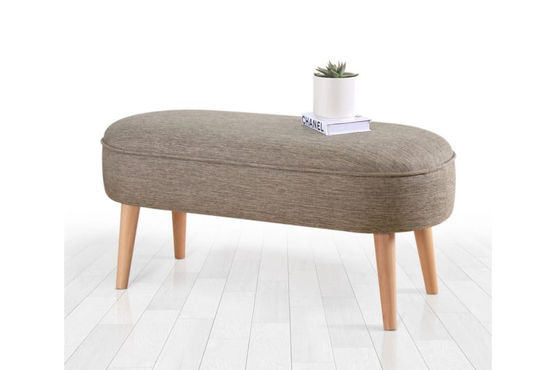Sittpuff Neosho 100 cm - Brun - Möbler - Fåtölj & stolar - Pall & puff - Sittpuff