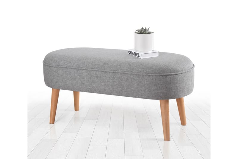 Sittpuff Neosho 100 cm - Grå - Möbler - Fåtölj & stolar - Pall & puff - Sittpuff
