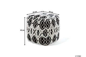 Sittpuff Orai 45 cm - Svart - Möbler - Fåtölj & stolar - Pall & puff - Sittpuff