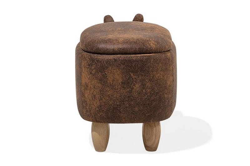 Sittpuff Rhino 60 cm - Brun - Möbler - Fåtölj & stolar - Pall & puff - Sittpuff