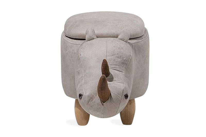 Sittpuff Rhino 60 cm - Grå - Möbler - Fåtölj & stolar - Pall & puff - Sittpuff