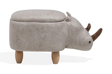 Sittpuff Rhino 60 cm - Grå - Möbler - Fåtölj & stolar - Pall & puff - Sittpuff