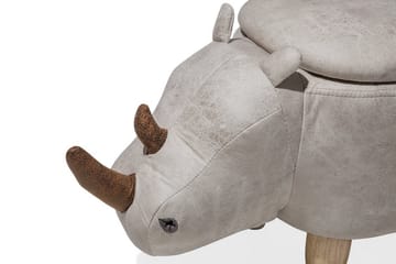 Sittpuff Rhino 60 cm - Grå - Möbler - Fåtölj & stolar - Pall & puff - Sittpuff
