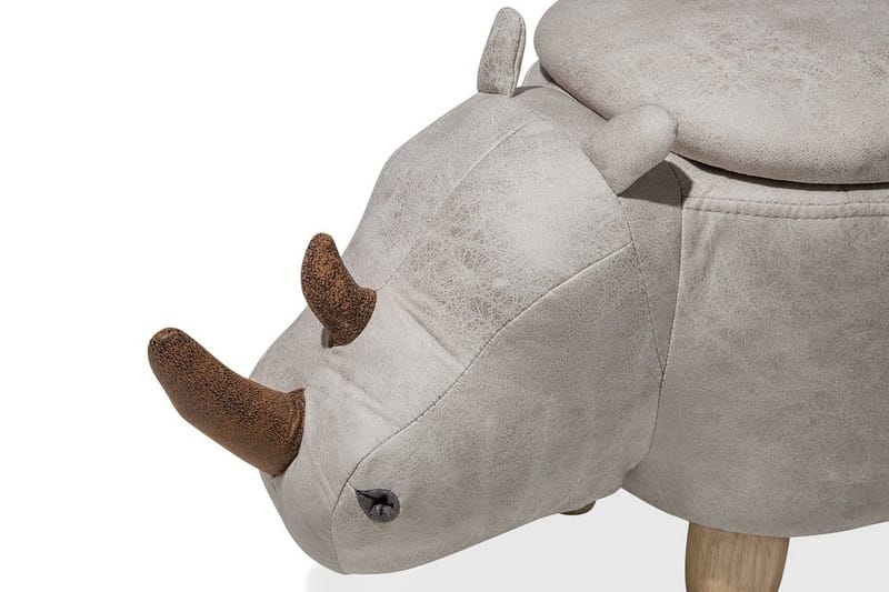 Sittpuff Rhino 60 cm - Grå - Möbler - Fåtölj & stolar - Pall & puff - Sittpuff