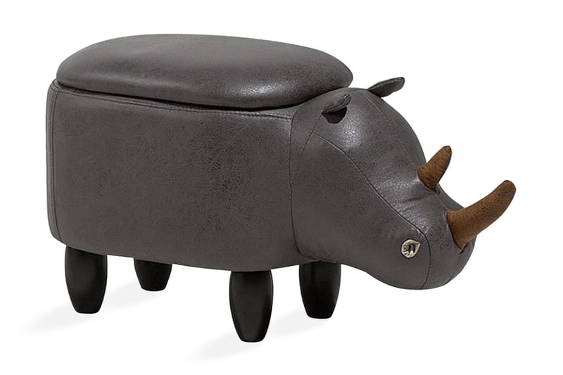 Sittpuff Rhino 60 cm - Grå - Sittpuff