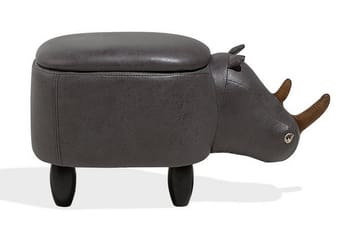Sittpuff Rhino 60 cm - Grå - Möbler - Fåtölj & stolar - Pall & puff - Sittpuff
