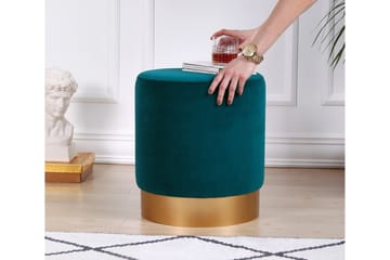 Sittpuff Rockville 40 cm - Blå - Möbler - Fåtölj & stolar - Pall & puff - Sittpuff