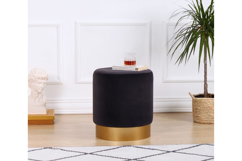 Sittpuff Rockville 40 cm - Grå - Möbler - Fåtölj & stolar - Pall & puff - Sittpuff