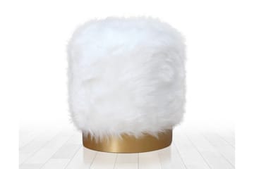 Sittpuff Rolla 40 cm - Vit - Möbler - Fåtölj & stolar - Pall & puff - Sittpuff