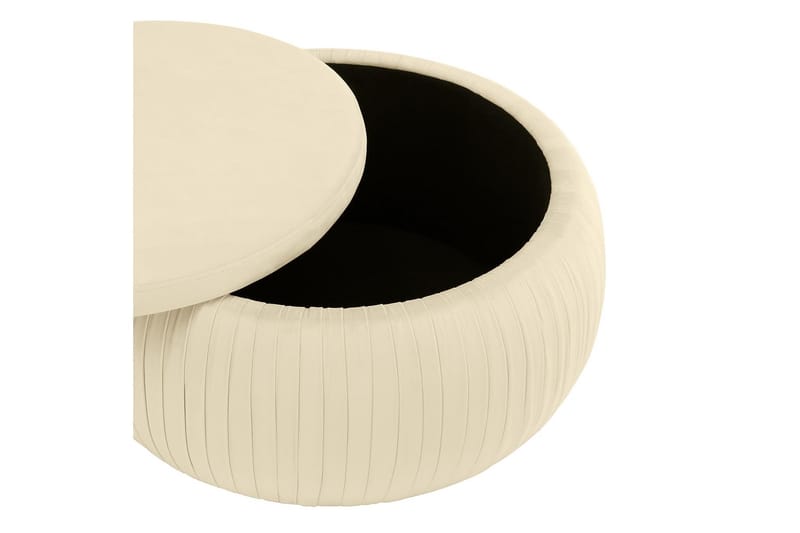 Sittpuff Sapphire Krämvit - CosmoLiving - Möbler - Fåtölj & stolar - Pall & puff - Sittpuff
