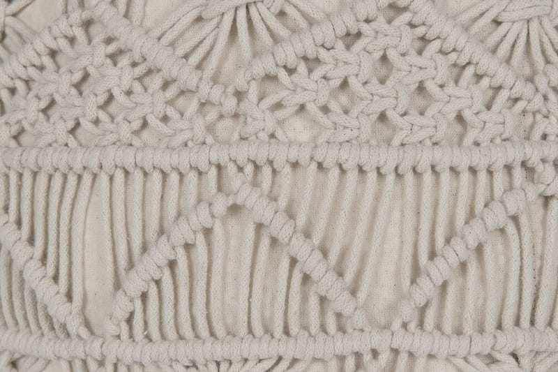 Sittpuff Scoffield 40x40 cm - Beige - Möbler - Fåtölj & stolar - Pall & puff - Sittpuff
