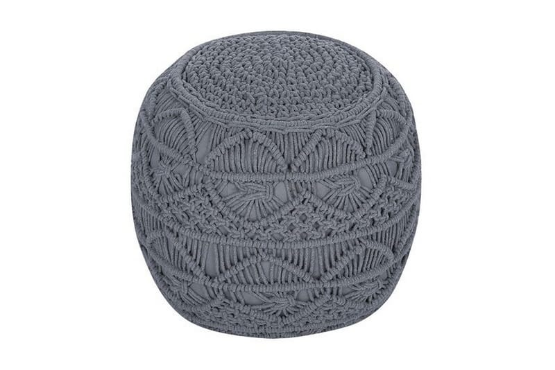 Sittpuff Scoffield 40x40 cm - Grå - Möbler - Fåtölj & stolar - Pall & puff - Sittpuff